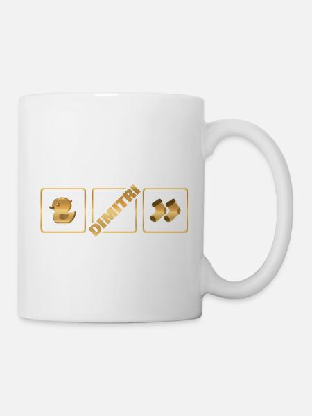 Geburt Dimitri - Tasse - Weiß