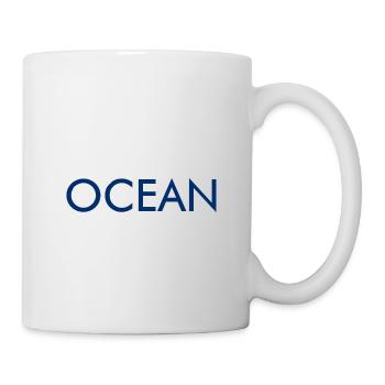 Ocean Lettering Design Logo Ocean Sea - Mug - white - Right