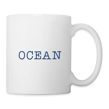 Ocean Lettering Design Logo Ocean Sea - Mug - white - Right