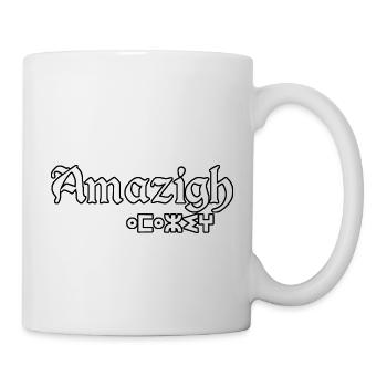 amazigh TIFINAGH AMAZIGH ART AND I AM KABYLE - Mug - white - Right