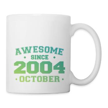 Octobre 2004 - Cadeau Anniversaire Octobre 2004 - Mug blanc - blanc - Droite