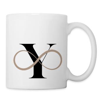 Unendlicher Buchstabe - Tasse - Weiß - Rechts