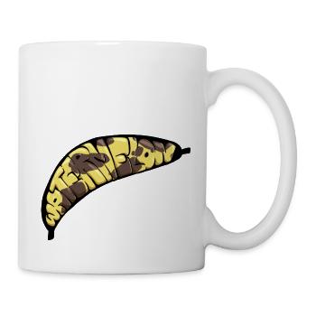 Bananen-Wassermelonen-Graff - Tasse - Weiß - Rechts