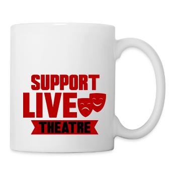 Support Live Theatre 2 - Tasse - Weiß - Rechts