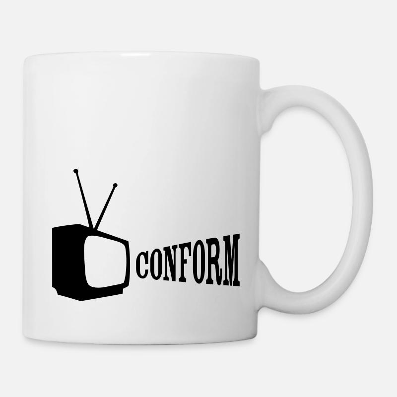 tv conform - Mug - white