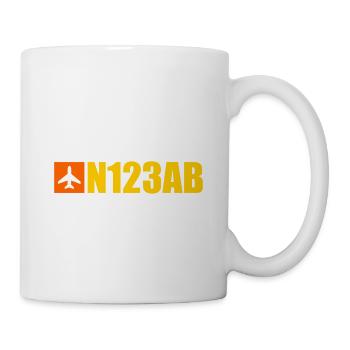 Custom Aviation - Flugzeug - Luffahrt - Pilot - Tasse - Weiß - Rechts