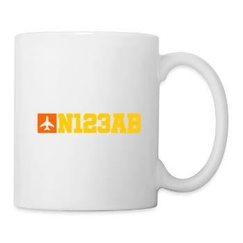 Aviation sur mesure - Avion - Vol - Pilote - Mug blanc - blanc - Droite