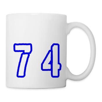 74 Number Symbol - Mug - white - Right
