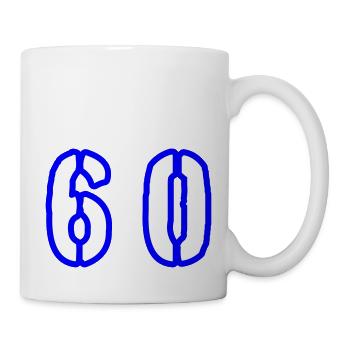 60 Number Symbol - Mug - white - Right