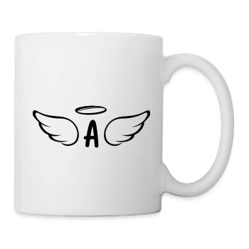 Angel Wing Letter - Mug - white - Right