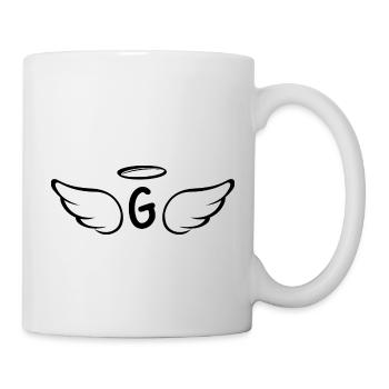 Letter g angel wings - Mug - white - Right