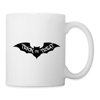 Fledermaus Trick or Treat - Tasse - Weiß - Rechts