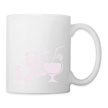 Hawaii Hibiscus Cocktail Drink - Mug - white - Right
