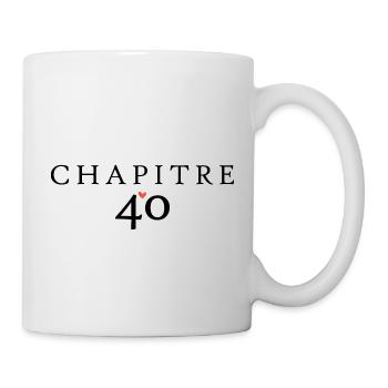 40 Jahre Jubiläum Kapitel 40 - Tasse - Weiß - Rechts