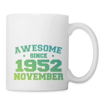 Born November 1952 Birthday Gift November 1952 - Mug - white - Right