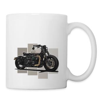 Bobber // Custom // Motorcycle - Mug - white - Right