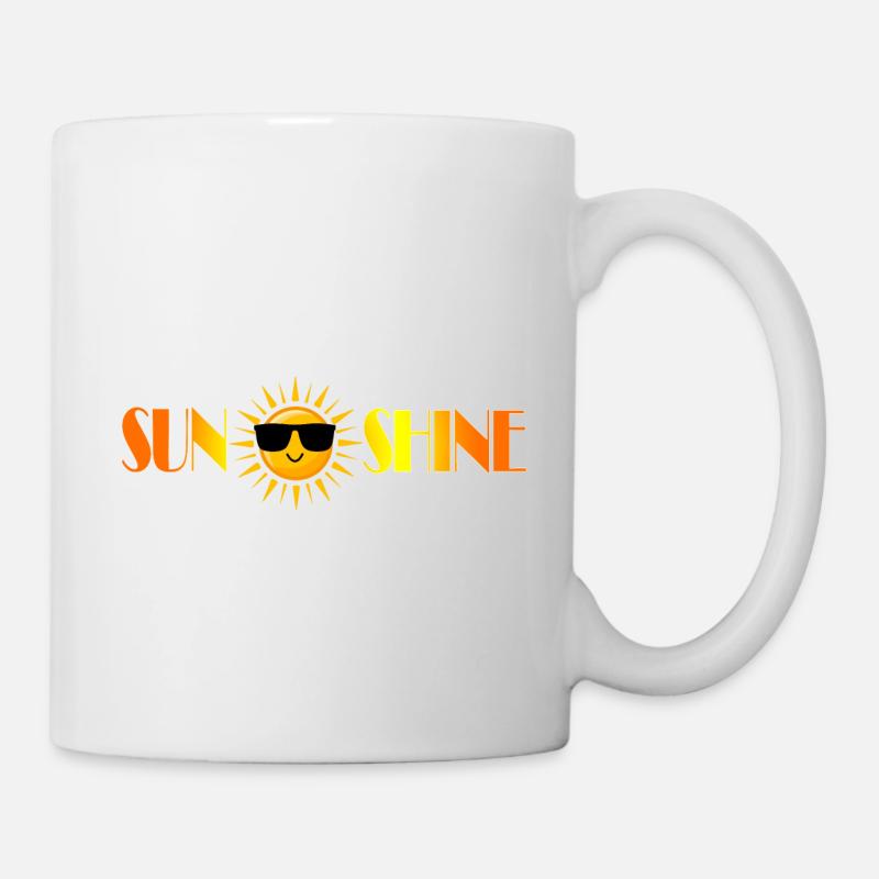 Sonnenschein - Tasse - Weiß
