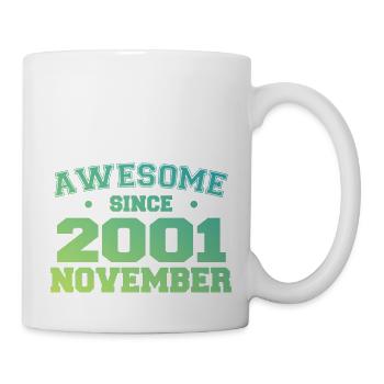 Born November 2001 Birthday Gift November 2001 - Mug - white - Right