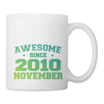 Born November 2010 Birthday Gift November 2010 - Mug - white - Right