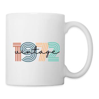 1972 vintage rétro - Mug blanc - blanc - Droite