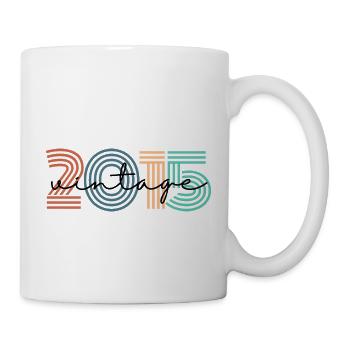 2015 vintage rétro - Mug blanc - blanc - Droite