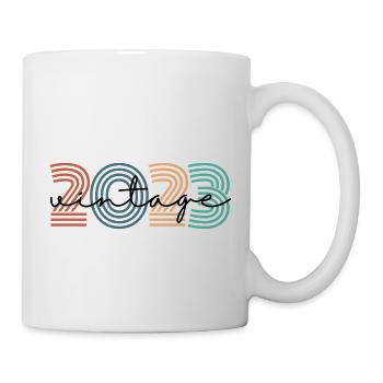 2023 vintage rétro - Mug blanc - blanc - Droite