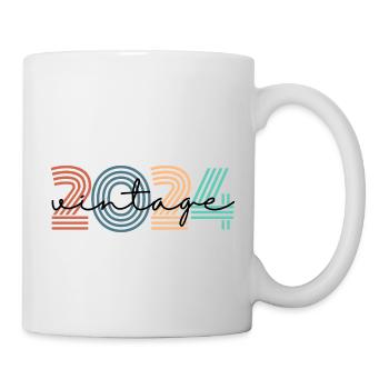 2024 Vintage Retro - Tasse - Weiß - Rechts