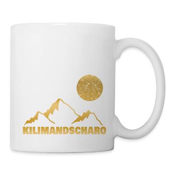 Kilimanjaro as a mountain - Mug - white - Right