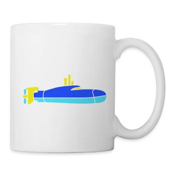 U-Boot Unterseeboot Tauchgang Tauchboot Kapitän - Tasse - Weiß - Rechts