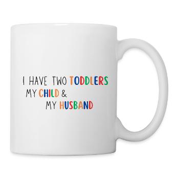 Funny Husband Design - Tasse - Weiß - Rechts