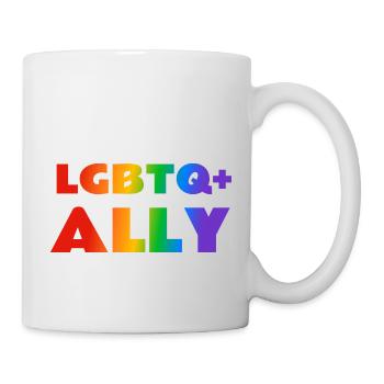 LGBTQ-Verbündeter - Tasse - Weiß - Rechts