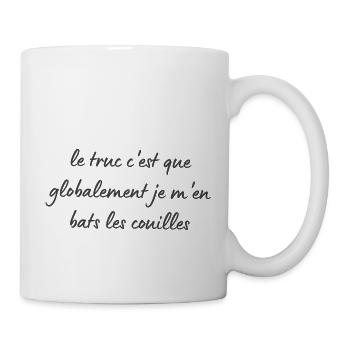 The thing is that I don't give a damn - Mug - white - Right