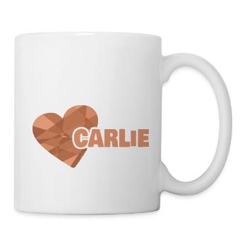 First name Carlie - Mug - white - Right