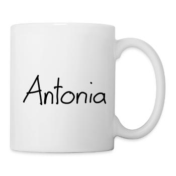 Antonia - Tasse - Weiß - Rechts