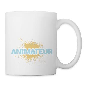 Job Animateur - Tasse - Weiß - Rechts