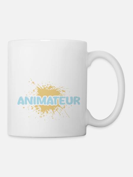 Job Animateur - Tasse - Weiß
