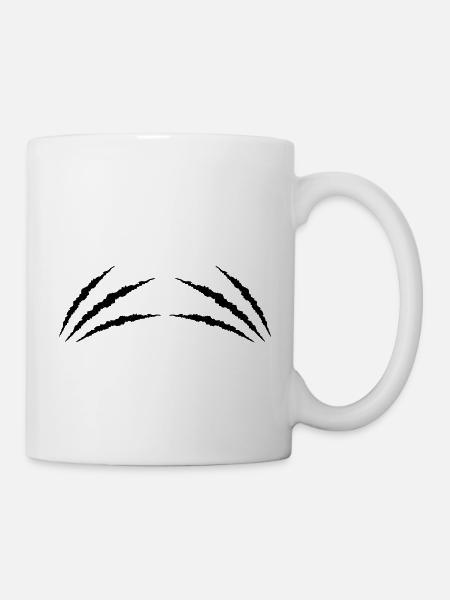 krallen 2 - Tasse - Weiß