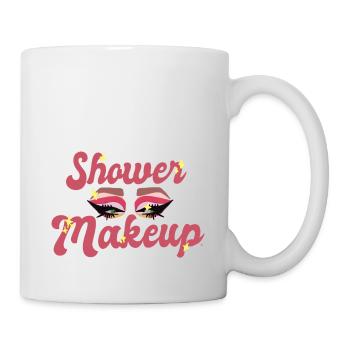 Dusch-Make-up - Tasse - Weiß - Rechts