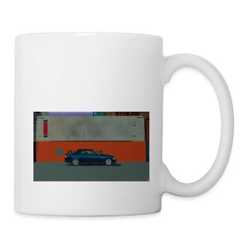 Europäischer Oldtimer - Tasse - Weiß - Rechts