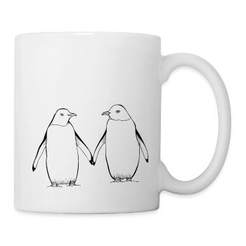 Tag der Pinguine - Tasse - Weiß - Rechts