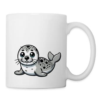 Krabbenfresser Robbenstein Baby - Tasse - Weiß - Rechts