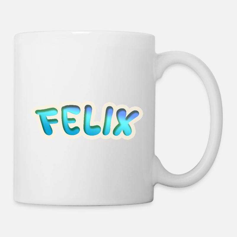 Felix als Job - Tasse - Weiß