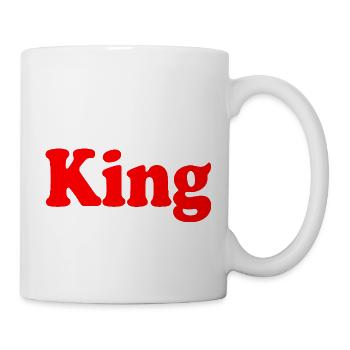 King - Tasse - Weiß - Rechts