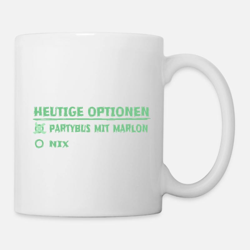 Vorname marlon - Tasse - Weiß