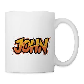 John - Tasse - Weiß - Rechts
