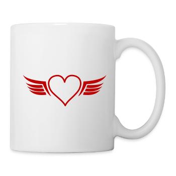 Heart Wings - Mug - white - Right