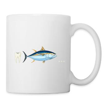 Dent thon … - Mug blanc - blanc - Droite