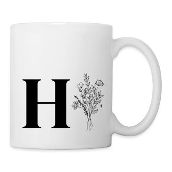 Minimalist flowers - Mug - white - Right