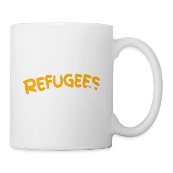 Refugees welcome - Mug - white - Right