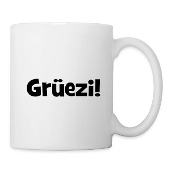 Grüezi - Schweiz - Switzerland - Swiss - Suisse - Mug - white - Right